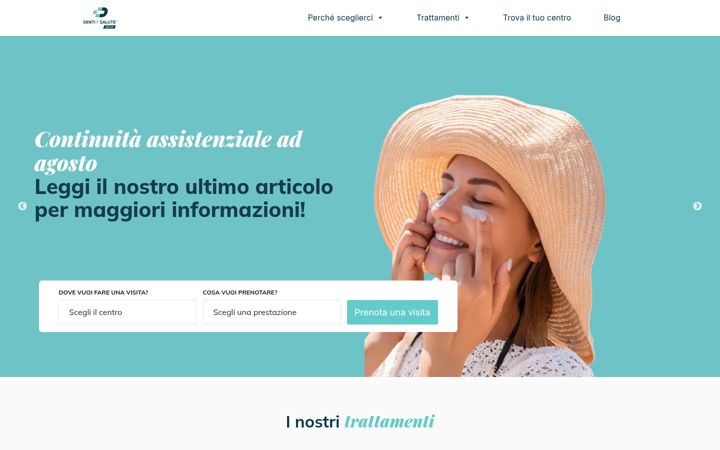 Screenshot of dentisalute.it