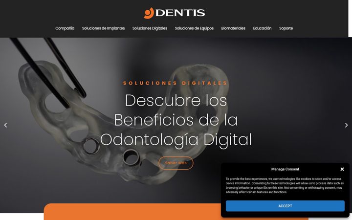 Screenshot of dentismexico.com