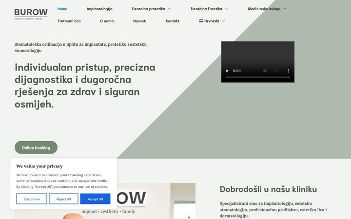 Screenshot of dentist-split.com