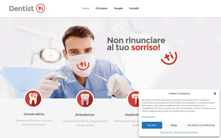 Screenshot of dentist-ti.ch