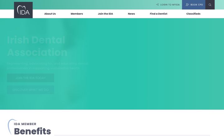 Screenshot von dentist.ie