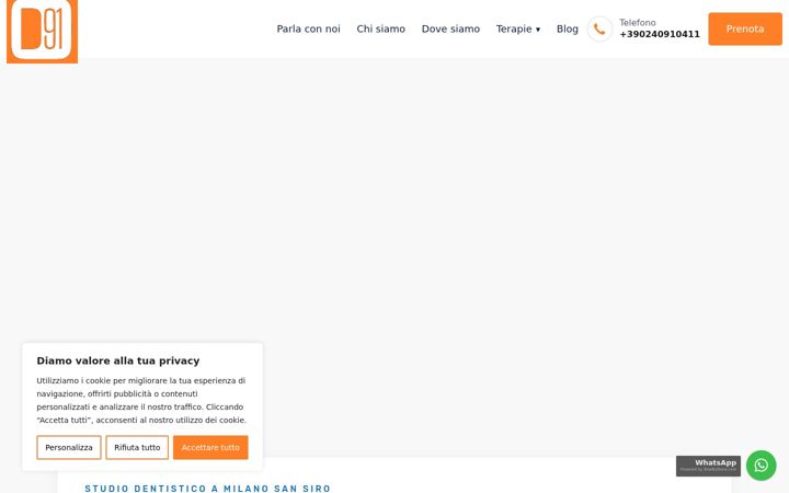 Screenshot of dentist91.com