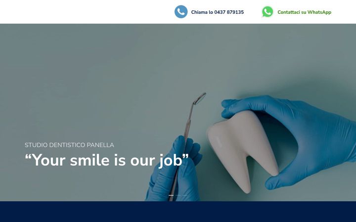 Screenshot of dentista-belluno.it