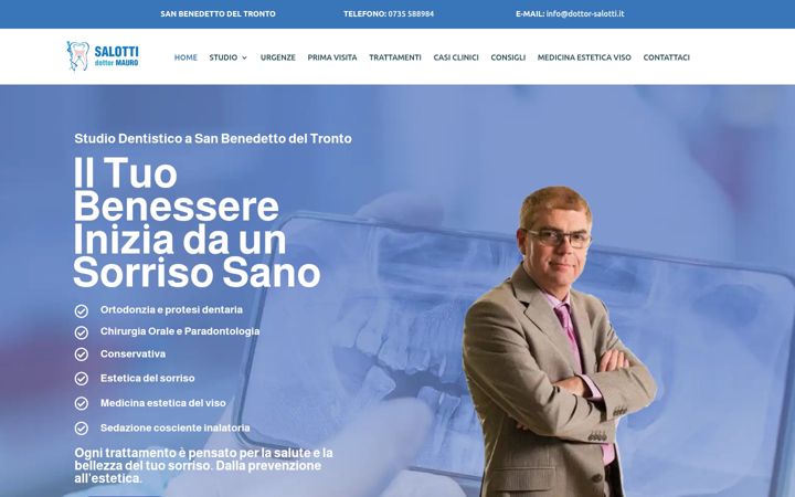 Screenshot of dentista-san-benedetto-del-tronto.it