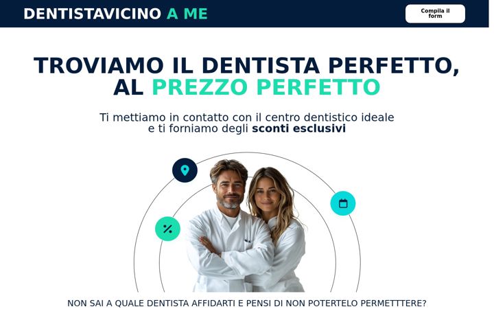 Screenshot of dentista-vicinoame.it