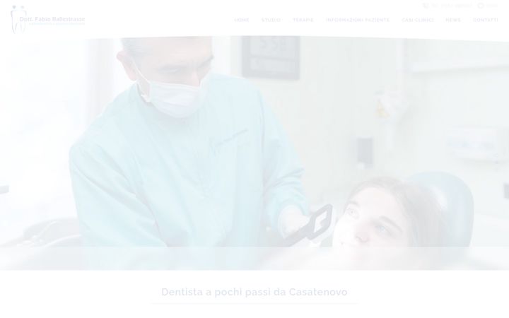 Ekrānuzņēmums no dentistacasatenovo.it
