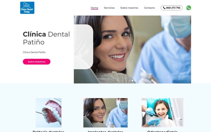 Screenshot of dentistaenmurcia.com