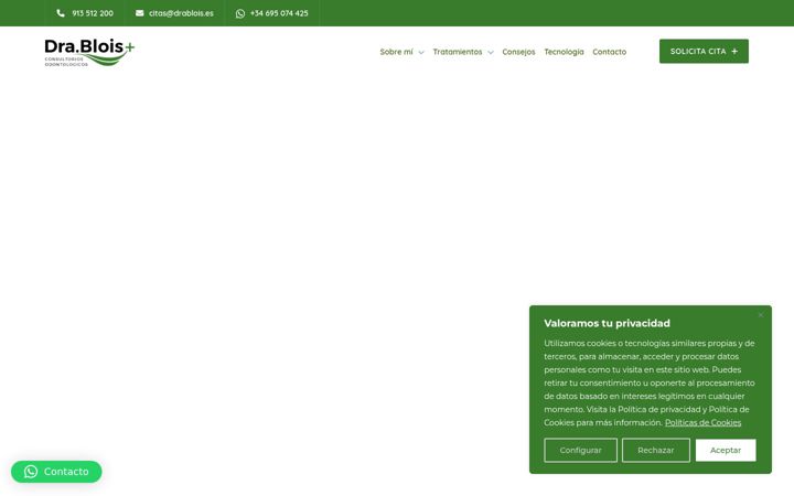 Screenshot of dentistamadrid.net