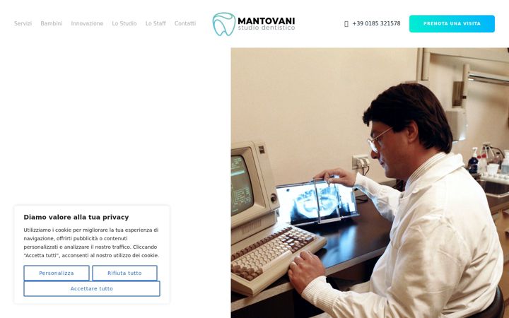 Zrzut ekranu dentistamantovani.it