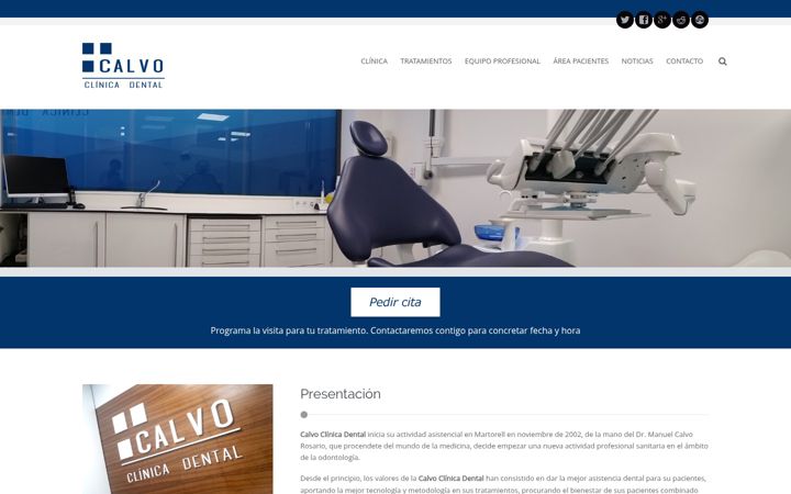 Screenshot of dentistamartorell.com