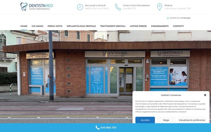 Screenshot of dentistamed.it