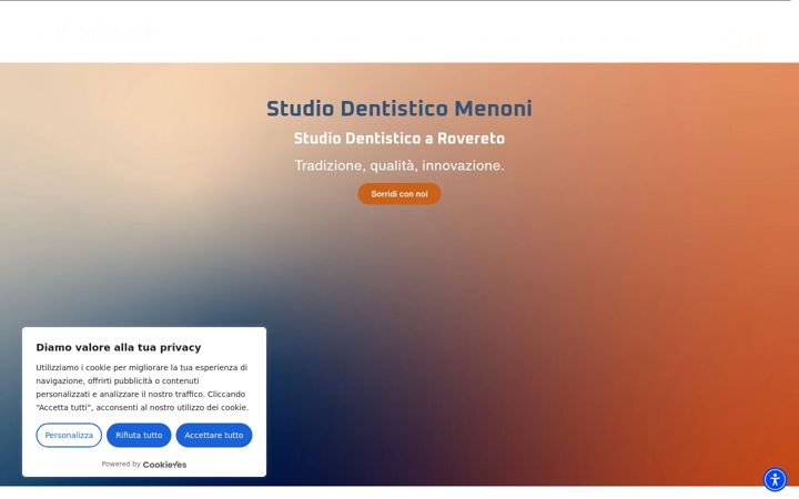 Zrzut ekranu dentistamenoni.it