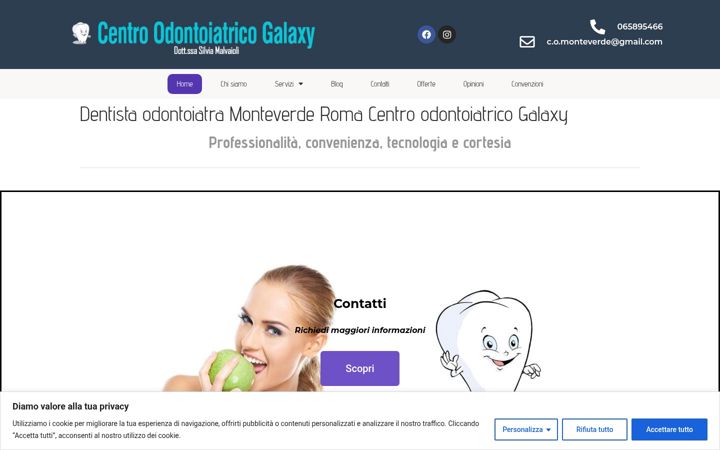 Zrzut ekranu dentistamonteverde.it