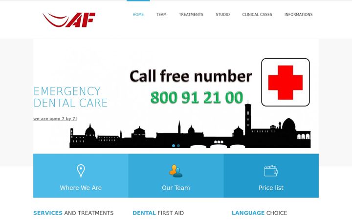 Screenshot of dentistanostop.it