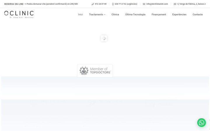 Screenshot of dentistaolot.com