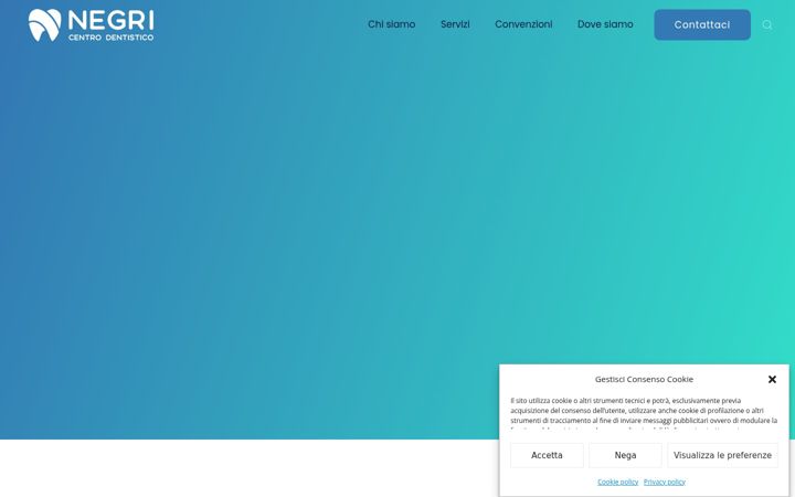Screenshot of dentistapaolonegri.it