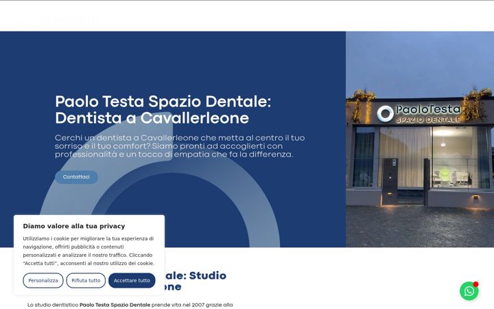 Screenshot of dentistapaolotesta.it