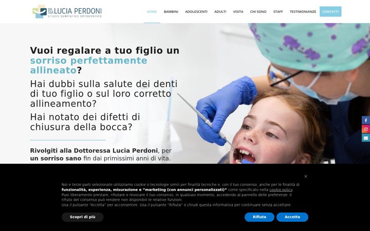 Zrzut ekranu dentistaperdoni.it