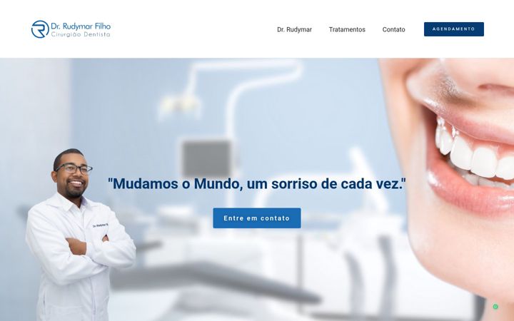 Kuvakaappaus sivustosta dentistarudymarfilho.com.br