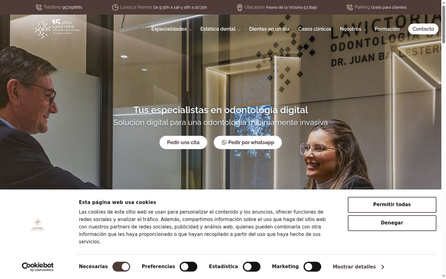 Screenshot tal-banner tal-kunsens muri qabel kwalunkwe interazzjoni