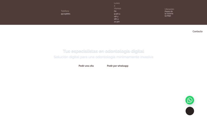 Screenshot of dentistas-cordoba.es