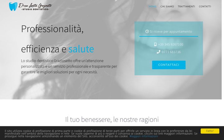 Screenshot of dentistascauri.com