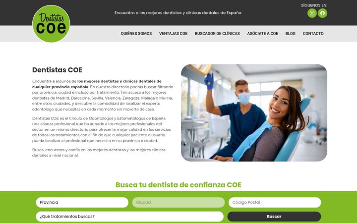 Screenshot of dentistascoe.com