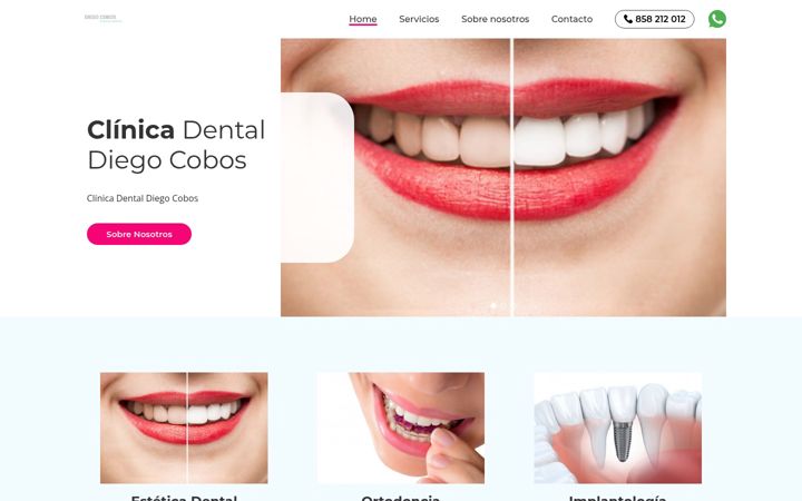 Zrzut ekranu dentistasgranada.com.es