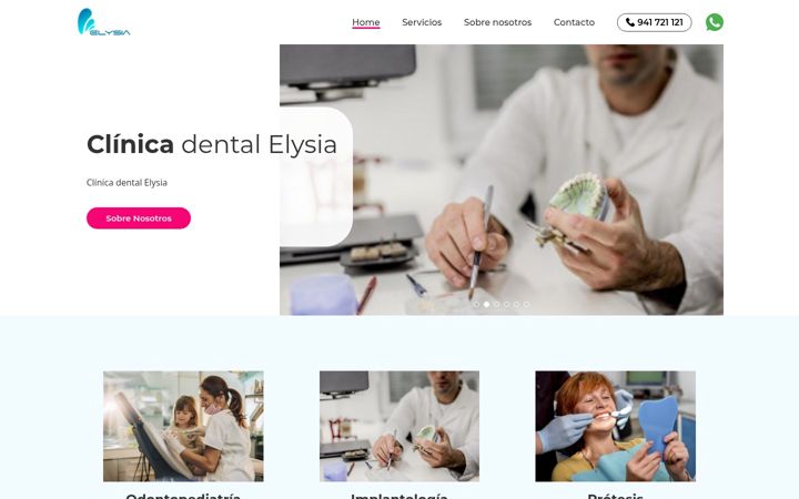 Zrzut ekranu dentistaslogrono.com.es