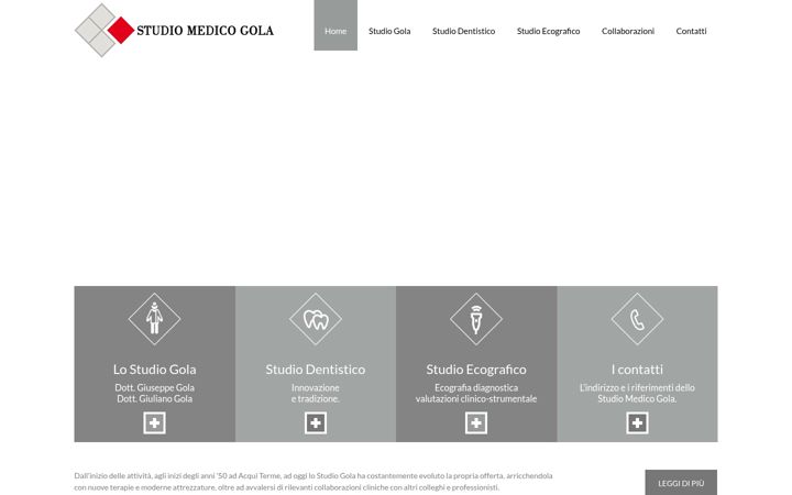 Screenshot of dentistastudiogola.it