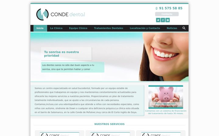 Screenshot of dentistaszonagoya.com