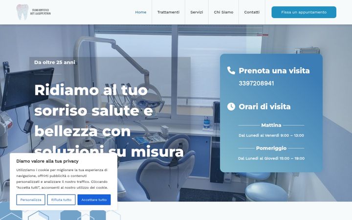 Screenshot of dentistavarazze.it