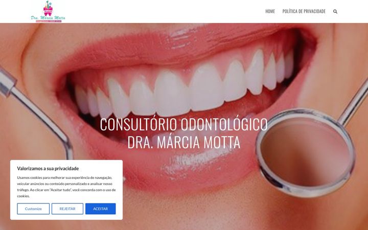 Kuvakaappaus sivustosta dentistazonanorteeduchaves.com.br