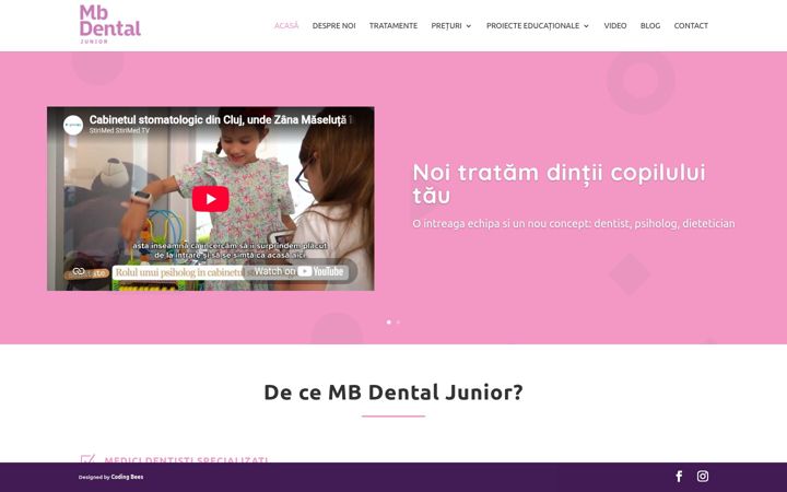 Screenshot di dentistcopii.ro