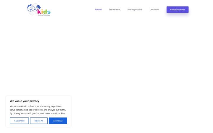 Screenshot of dentiste-pediatrique.ch