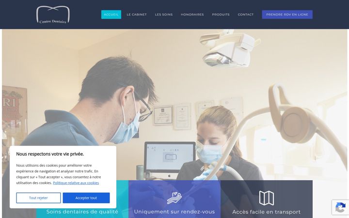 Screenshot of dentiste-vaud.ch