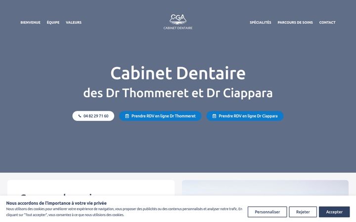 Screenshot of dentistes-annecy-cga.fr