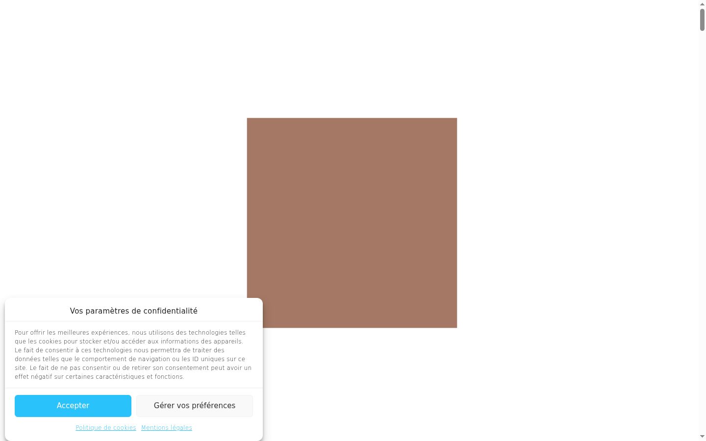 Screenshot van de toestemmingsbanner zoals getoond vóór enige interactie