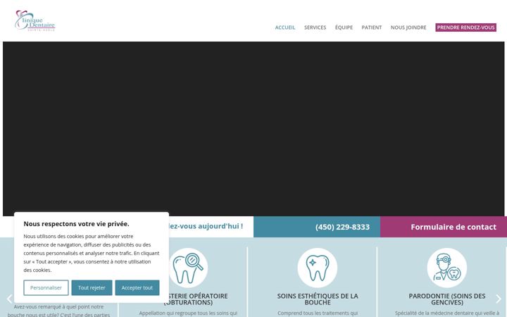 Screenshot of dentistesteadele.com
