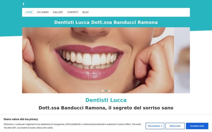 Skærmbillede af dentisti.lucca.it