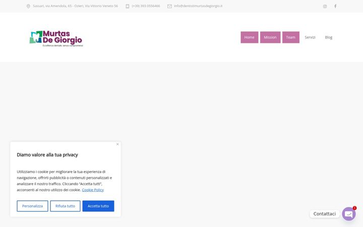 Screenshot of dentistimurtasdegiorgio.it