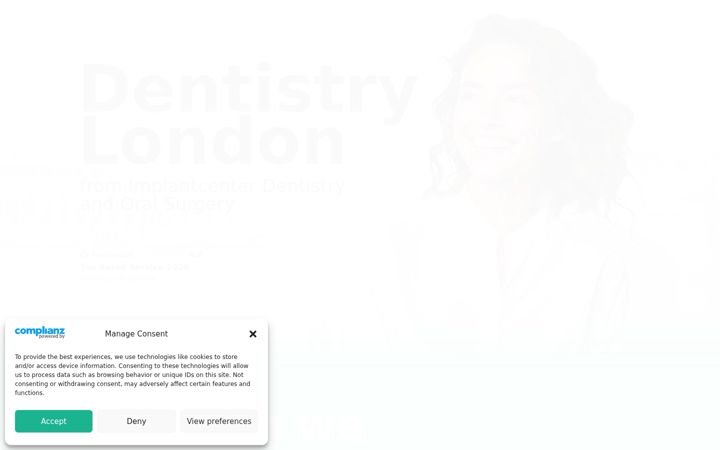 Screenshot of dentistry-london.co.uk