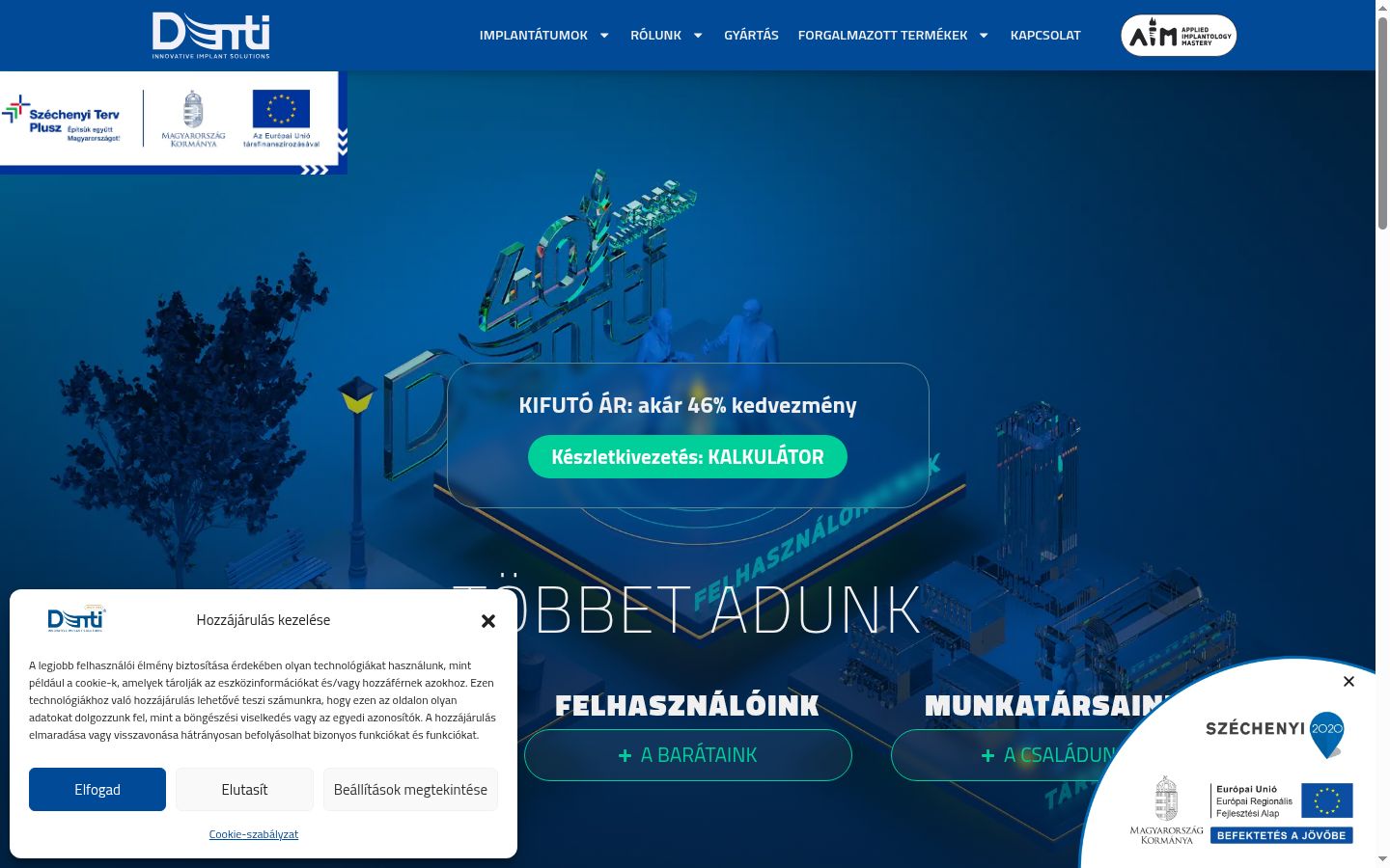 Screenshot des Einwilligungsbanners vor jeglicher Interaktion
