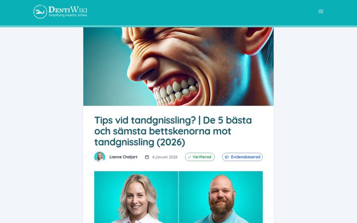 Screenshot of dentiwiki.se