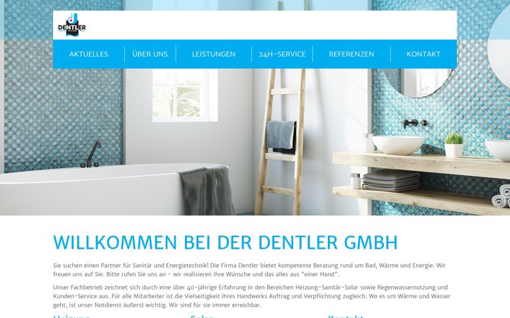 Screenshot of dentler-gmbh.de