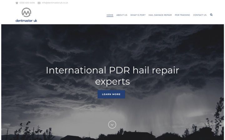 Skjámynd af dentmasteruk.co.uk