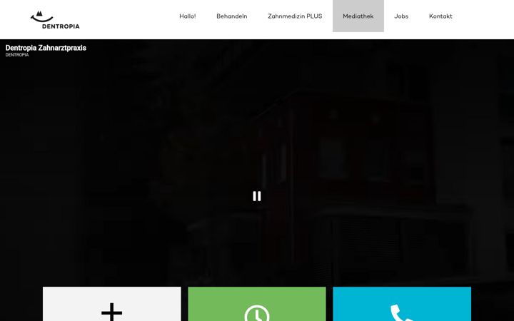 Screenshot of dentropia.de