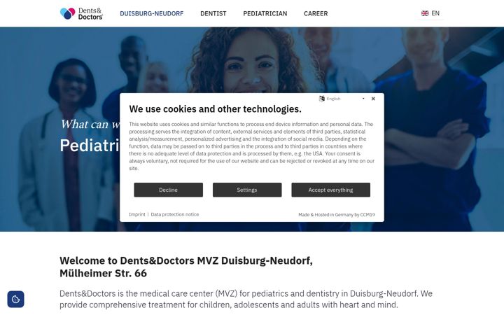 Screenshot of dents-doctors.de