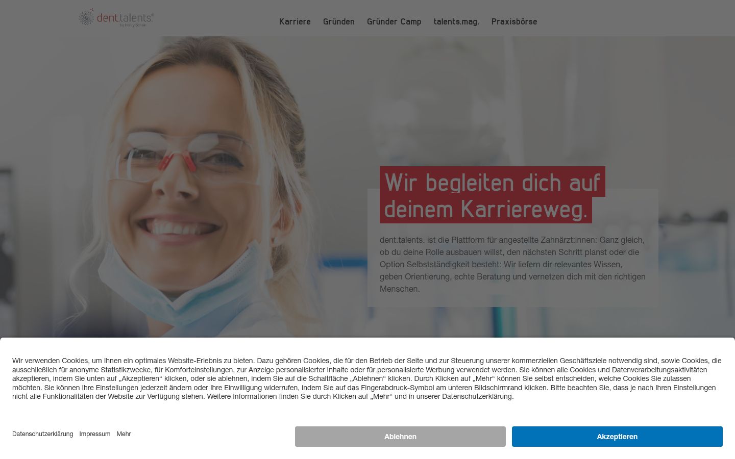 Screenshot tal-banner tal-kunsens muri qabel kwalunkwe interazzjoni