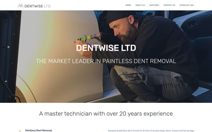 Screenshot of dentwiseltd.com